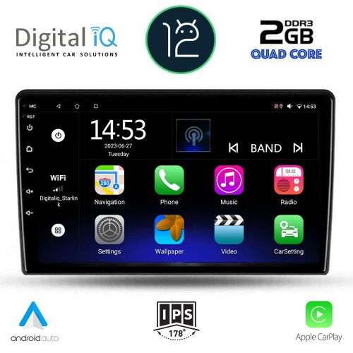 DIGITAL IQ RSB 2102_CPA Мултимедия за кола 9 инча за DACIA DUSTER 2012-2019
