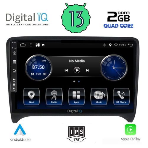 DIGITAL IQ BXH 3009_CPA MULTIMEDIA 9" for AUDI TT mod. 2007-2015