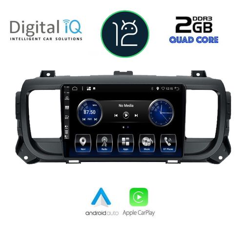 DIGITAL IQ BXH 3729_CPA Мултимедия за кола 9 инча за CITROEN JUMPY-SPACETOURER – PEUGEOT EXPERT-TRAVELLER – TOYOTA PROACE 2016>
