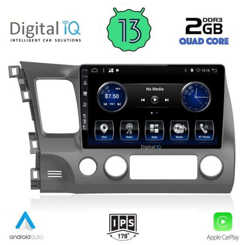DIGITAL IQ BXH 3188_CPA Мултимедия за кола 9 инча за HONDA CIVIC 4D 2006-2012