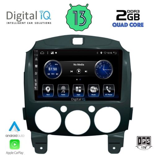 DIGITAL IQ BXH 3361_CPA Мултимедия за кола 9 инча за MAZDA 2 2007-2014