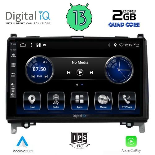 DIGITAL IQ BXH 3400_CPA MULTIMEDIA 9" for OEM MERCEDES A – B -SPRINTER – VITO mod. 2004>
