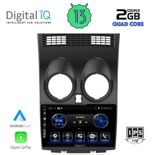 DIGITAL IQ BXH 3466_CPA MULTIMEDIA 9" NISSAN QASHQAI mod. 2007-2014