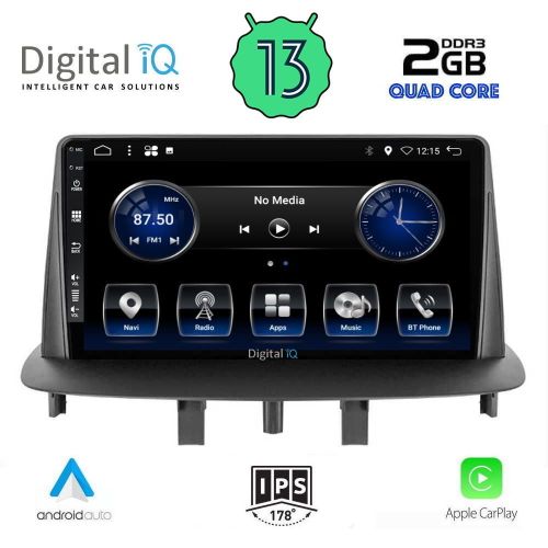 DIGITAL IQ BXH 3556_CPA MULTIMEDIA 9" RENAULT MEGANE 3 mod. 2009-2016
