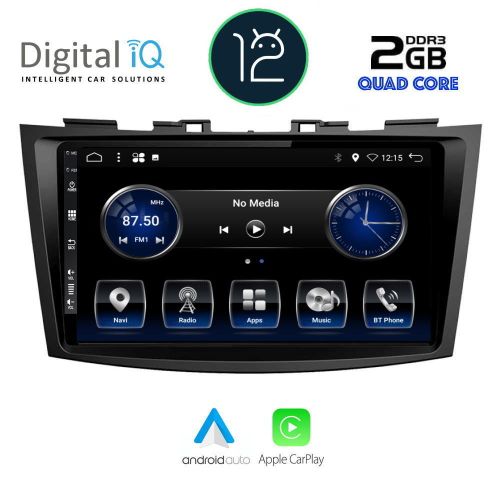 DIGITAL IQ BXH 3685_CPA  MULTIMEDIA 9" SUZUKI SWIFT mod. 2011-2016