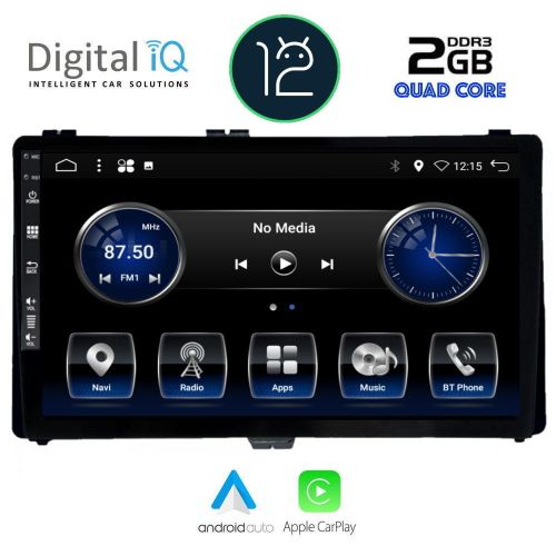 DIGITAL IQ BXH 3703_CPA MULTIMEDIA 9" TOYOTA AURIS mod. 2015> – COROLLA mod. 2017-2019