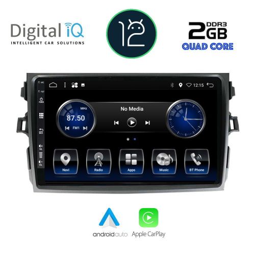 DIGITAL IQ BXH 3713_CPA MULTIMEDIA 9" TOYOTA COROLLA 4D mod. 2006-2012