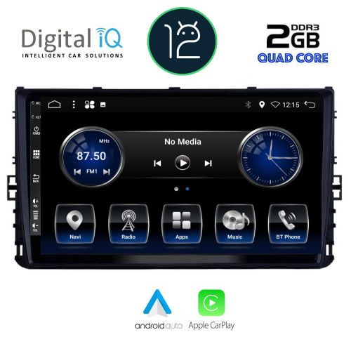 DIGITAL IQ BXH 3758_CPA Мултимедия за кола 9 инча за VW POLO – TROC – TCROSS 2017>