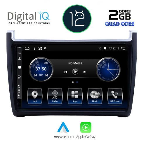 DIGITAL IQ BXH 3757_CPA MULTIMEDIA 9" VW POLO mod. 2014-2017
