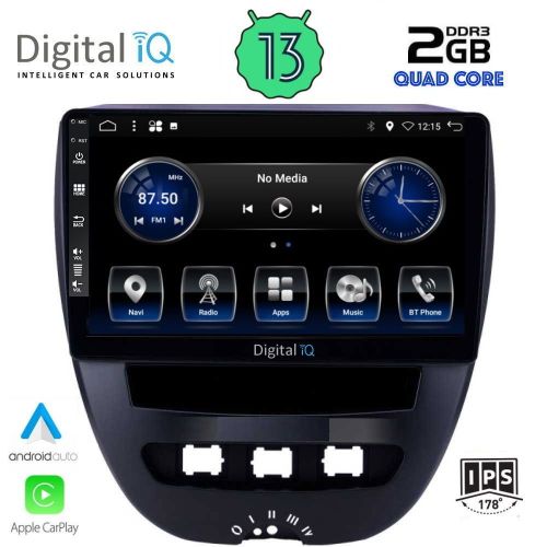 DIGITAL IQ BXH 3707_CPA MULTIMEDIA 10" CITROEN C1-PEUGEOT 107-TOYOTA AYGO mod. 2005-2014