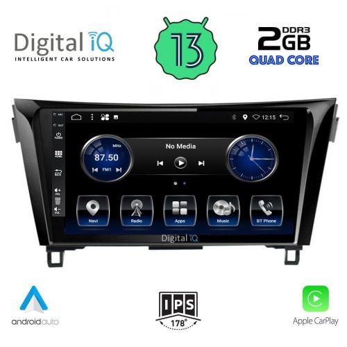 DIGITAL IQ BXH 3468_CPA MULTIMEDIA 10" NISSAN QASHQAI mod. 2014-2021