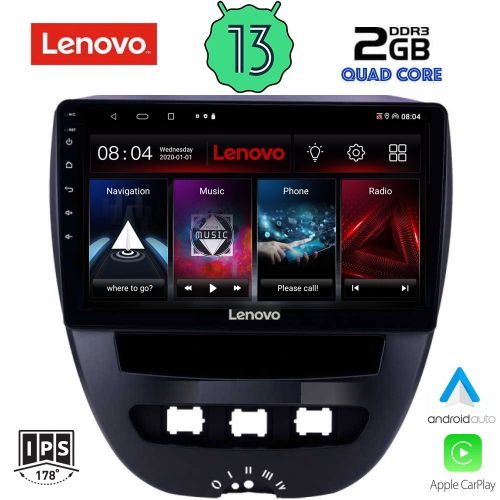 LENOVO LVB 4707_CPA MULTIMEDIA 10" for CITROEN C1-PEUGEOT 107-TOYOTA AYGO 2005-2014