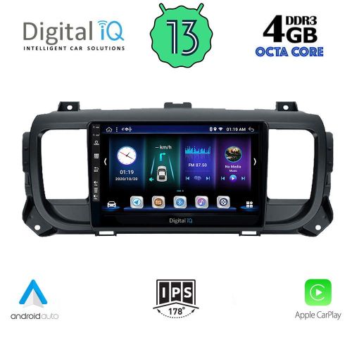 DIGITAL IQ BXD 6729_CPA Мултимедия за кола 9 инча за CITROEN JUMPY-SPACETOURER-PEUGEOT EXPERT-TRAVELLER-TOYOTA PROACE 2016>