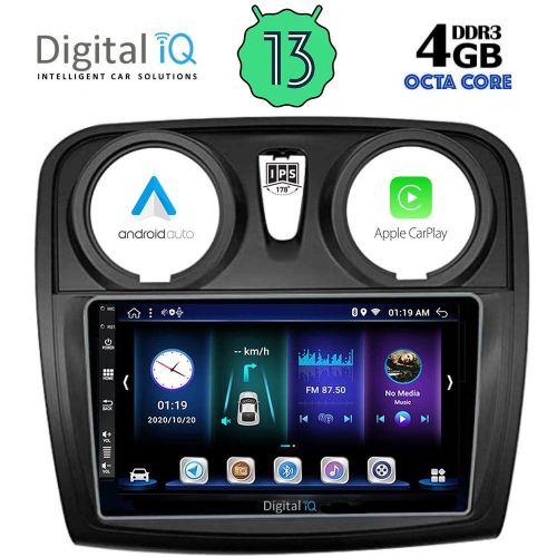 DIGITAL IQ BXD 6108_CPA MULTIMEDIA 9" for DACIA LOGAN-SANDERO 2012-2019