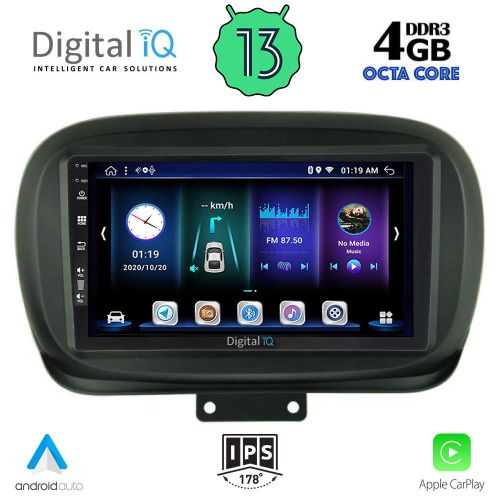 DIGITAL IQ BXD 6134_CPA Мултимедия за кола 9 инча за FIAT 500X 2014>