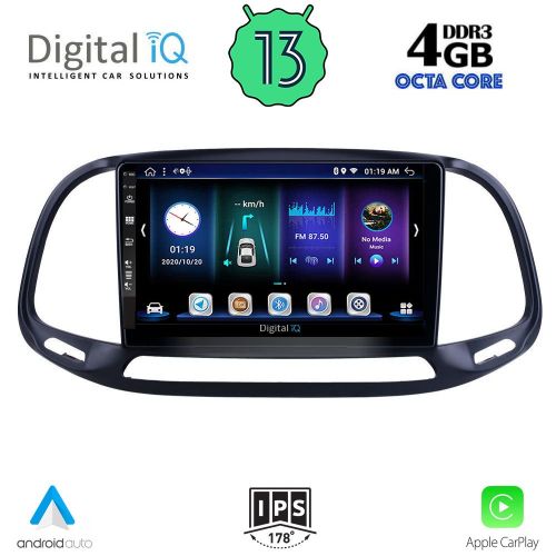 DIGITAL IQ BXD 6138_CPA Мултимедия за кола 9 инча за FIAT DOBLO-OPEL COMBO 2015-2018