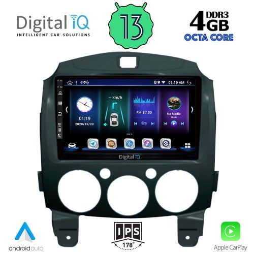 DIGITAL IQ BXD 6361_CPA Мултимедия за кола 9 инча за MAZDA 2 2007-2014