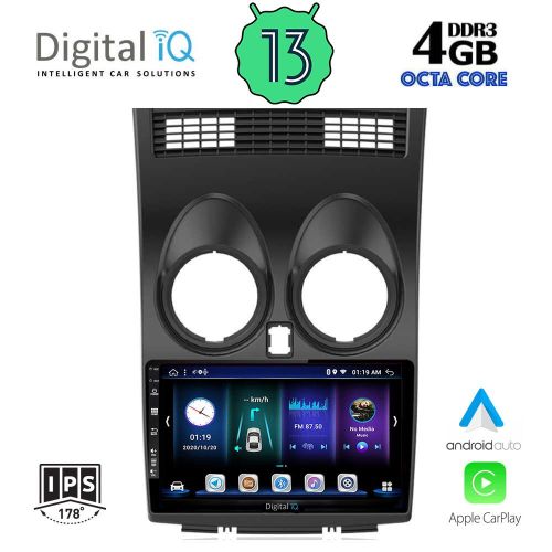DIGITAL IQ BXD 6466_CPA MULTIMEDIA 9" for NISSAN QASHQAI 2007-2014