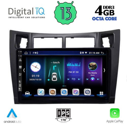 DIGITAL IQ BXD 6736_CPA MULTIMEDIA 9" for TOYOTA YARIS 2006-2011