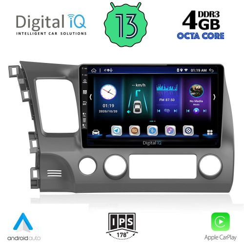 DIGITAL IQ BXD 6188_CPA Мултимедия за кола 10 инча за HONDA CIVIC 4D 2006-2012