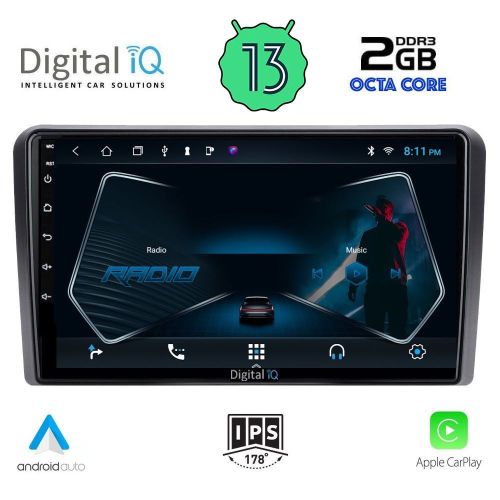 DIGITAL IQ RTC 5003_CPA MULTIMEDIA 9" for AUDI A3 2003-2012