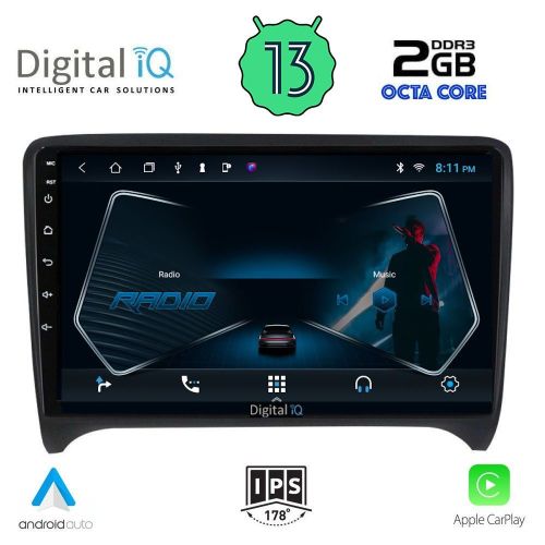 DIGITAL IQ RTC 5009_CPA MULTIMEDIA 9" for AUDI TT 2007-2015