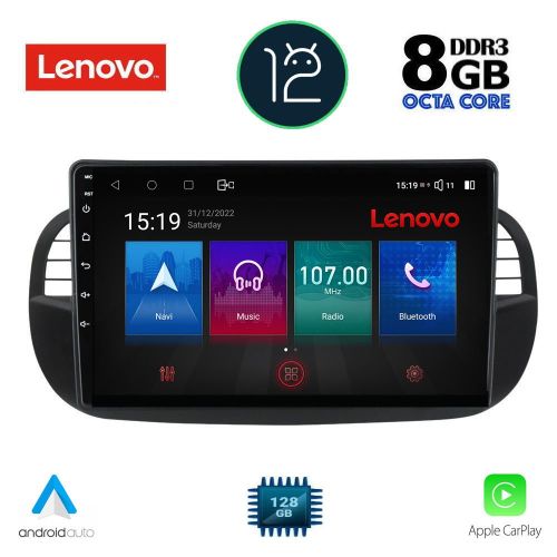 LENOVO SSW 10130_CPA MULTIMEDIA 9" for FIAT 500 2007-2014