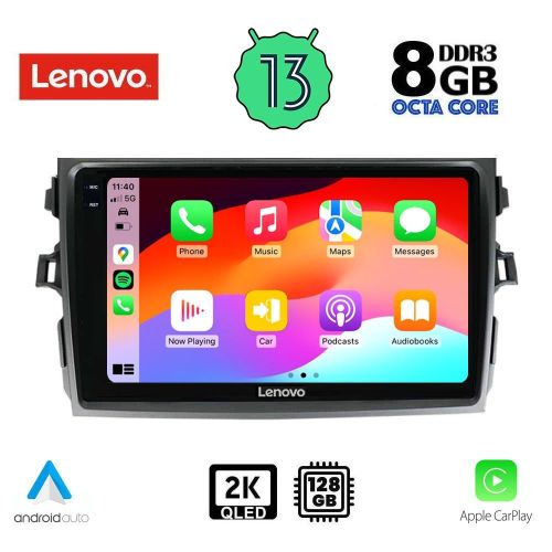 LENOVO SSW 10713_CPA MULTIMEDIA 9" for TOYOTA COROLLA 4D 2010-2016