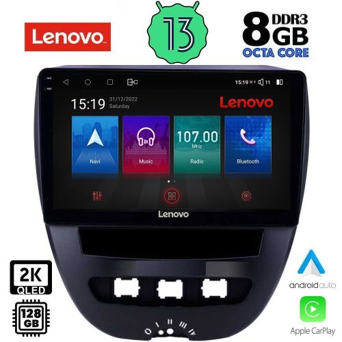 LENOVO SSW 10707_CPA MULTIMEDIA 10" for CITROEN C1-PEUGEOT 107-TOYOTA AYGO 2005-2014