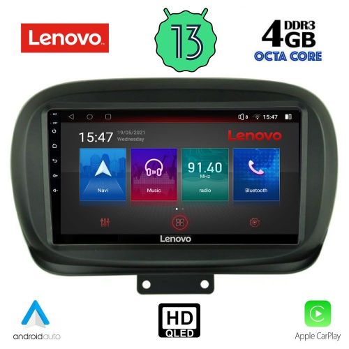 LENOVO SSX 9134_CPA Мултимедия за кола 9 инча за FIAT 500X 2014>