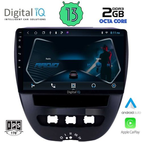 DIGITAL IQ RTC 5707_CPA MULTIMEDIA 10" for CITROEN C1-PEUGEOT 107-TOYOTA AYGO 2005-2014