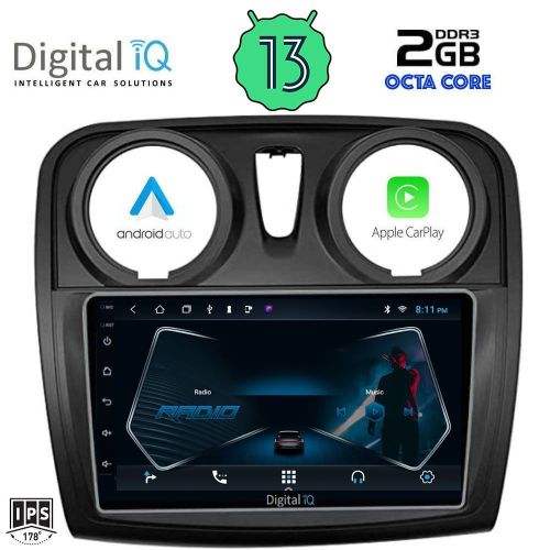 DIGITAL IQ RTC 5108_CPA MULTIMEDIA 9" for DACIA LOGAN-SANDERO 2012-2019