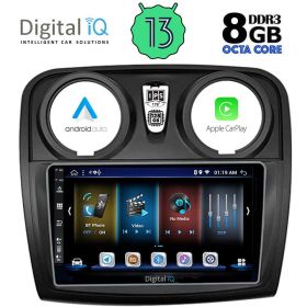 DIGITAL IQ BXD 8108_CPA MULTIMEDIA 9" for DACIA LOGAN-SANDERO 2012-2019