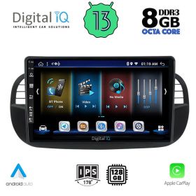 DIGITAL IQ BXD 8130_CPA MULTIMEDIA 9" for FIAT 500 2007-2015