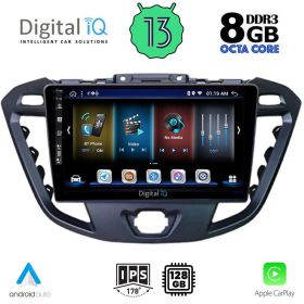 DIGITAL IQ BXD 8177_CPA MULTIMEDIA 9" for FORD TRANSIT CUSTOM-TORNEO CUSTOM 2013-2019
