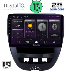 DIGITAL IQ BXB 1707_GPS MULTIMEDIA 10" CITROEN C1-PEUGEOT 107-TOYOTA AYGO mod. 2005-2014
