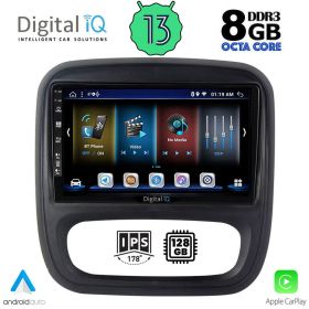 DIGITAL IQ BXD 8499_CPA Мултимедия за кола 9 инча за OPEL VIVARO-RENAULT TRAFIC-FIAT TALENDO-NISSAN NV300 2014>