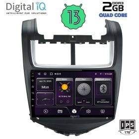 DIGITAL IQ BXB 1075_GPS MULTIMEDIA 9" for CHEVROLET AVEO 2014-2017
