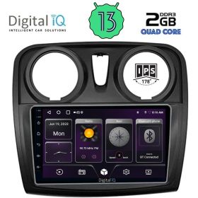 DIGITAL IQ BXB 1108_GPS MULTIMEDIA 9" for DACIA LOGAN-SANDERO 2012-2019