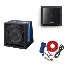 Bundle Alpine SBG-1224BR Subwoofer Bass Reflex 30 см (12") + S2-A60M Mono Amplifier + Cable Set 10mm² 