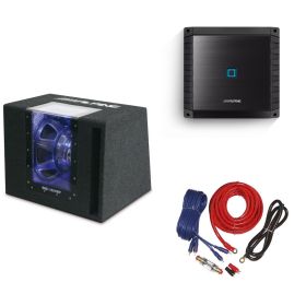 Bundle Alpine SBG-1224BP Subwoofer Bandpass 30 см (12") + S2-A60M Mono Amplifier + Cable Set 10mm² 