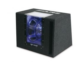 Комплект Alpine SBG-1224BP Subwoofer Bandpass 30 см (12", 2 ома) + S2-A60M моноусилвател + комплект кабели 10мм² 