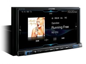 Alpine INE-W710D 7” тъч скрийн навигация с карти TomTom, съвместима с Apple CarPlay и Android Auto