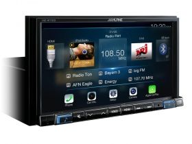 Alpine INE-W710D 7” тъч скрийн навигация с карти TomTom, съвместима с Apple CarPlay и Android Auto
