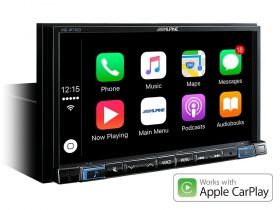 Alpine INE-W710DC 7” навигация за каравани, кемпери и камиони, с карти TomTom, съвместима с Apple CarPlay и Android Auto