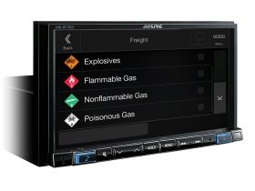 Alpine INE-W710DC 7” навигация за каравани, кемпери и камиони, с карти TomTom, съвместима с Apple CarPlay и Android Auto
