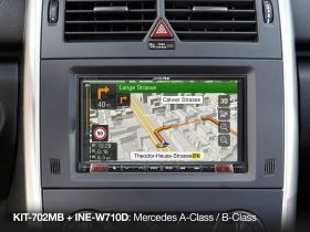 Alpine KIT-702MB 7-inch Installation Kit with CAN Interface and Steering Wheel Remote Control Interface for Mercedes A-/B-class, Vito/Viano and Sprinter - KIT-702MB