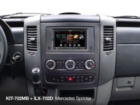 Alpine KIT-702MB 7-inch Installation Kit with CAN Interface and Steering Wheel Remote Control Interface for Mercedes A-/B-class, Vito/Viano and Sprinter - KIT-702MB