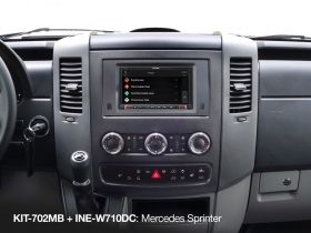 Alpine KIT-702MB 7-inch Installation Kit with CAN Interface and Steering Wheel Remote Control Interface for Mercedes A-/B-class, Vito/Viano and Sprinter - KIT-702MB