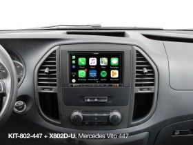 Alpine KIT-802-447 8 inch Installation Kit for Mercedes Vito (447)